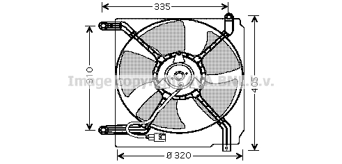 Ventilateur, refroidissement du moteur | AVA QUALITY COOLING