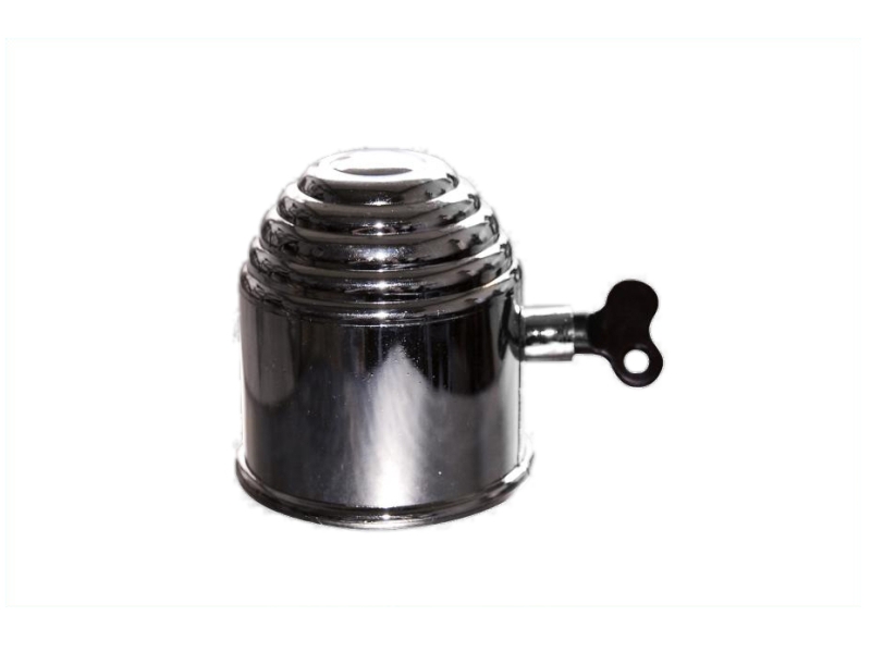 Capuchon protecteur pour boule d'attelage chromé avec verrou | PRIX CANON