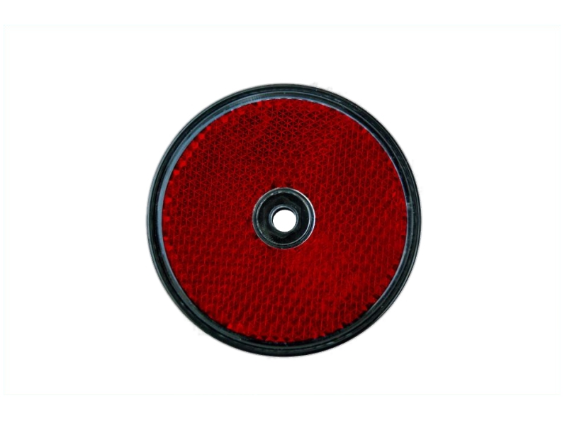Réflecteur 60mm, rond, rouge, avec orifice de fixation | PRIX CANON