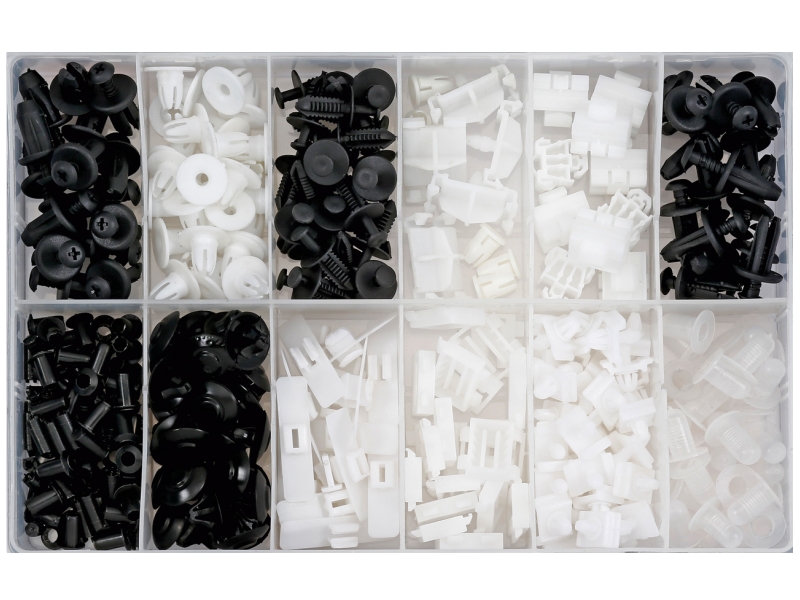 Jeu de clips de fixation Mercedes (270 pièces) | PRIX CANON