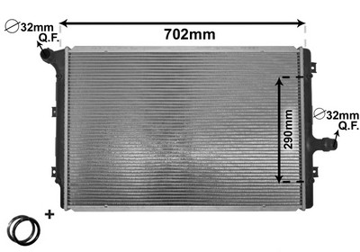 Radiateur, refroidissement du moteur | VAN WEZEL