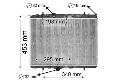 Radiateur, refroidissement du moteur | VAN WEZEL