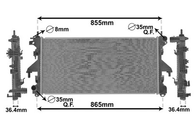 Radiateur, refroidissement du moteur | PRIX CANON