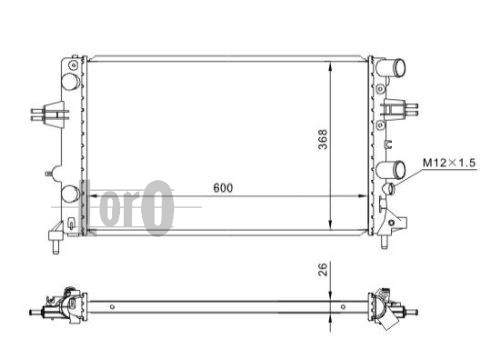 Radiateur, refroidissement du moteur | ABAKUS