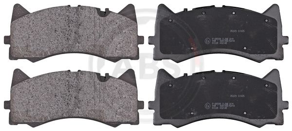 Kit de plaquettes de frein, frein à disque | A.B.S.