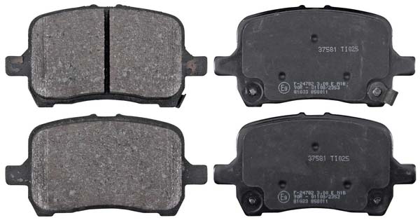 Jeu de 4 plaquettes de frein | A.B.S.