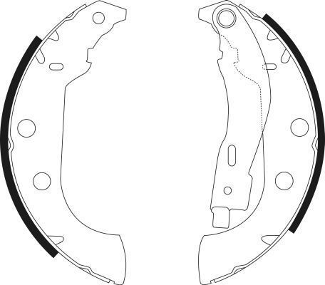 Jeu de mâchoires de frein | A.B.S.