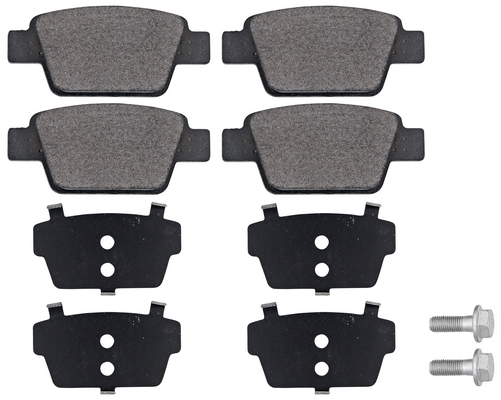 Jeu de 4 plaquettes de frein | A.B.S.