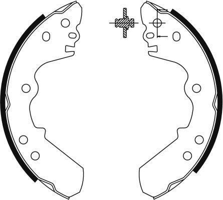 Jeu de mâchoires de frein | A.B.S.