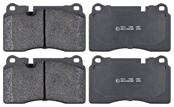 Jeu de 4 plaquettes de frein | A.B.S.