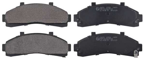 Jeu de 4 plaquettes de frein | A.B.S.