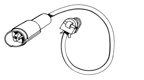 Contact d'avertissement, usure des plaquettes de frein | A.B.S.