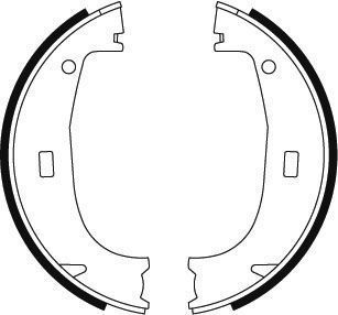 Jeu de mâchoires de frein, frein de stationnement | A.B.S.