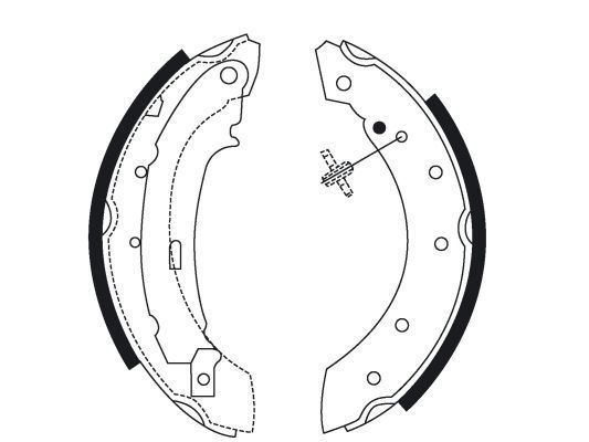 Jeu de mâchoires de frein | A.B.S.