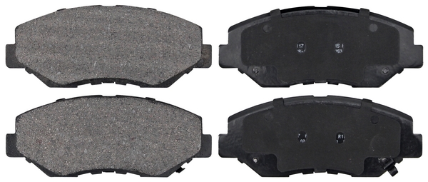 Jeu de 4 plaquettes de frein | A.B.S.