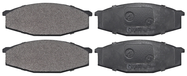 Jeu de 4 plaquettes de frein | A.B.S.