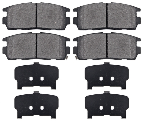 Jeu de 4 plaquettes de frein | A.B.S.