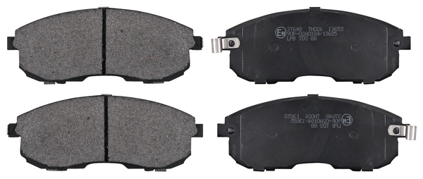 Jeu de 4 plaquettes de frein | A.B.S.