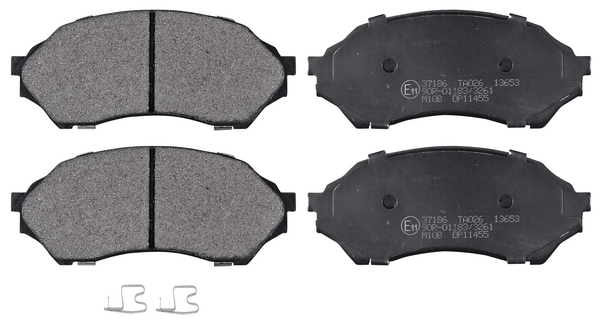 Jeu de 4 plaquettes de frein | A.B.S.