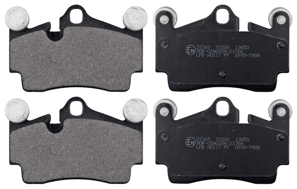 Jeu de 4 plaquettes de frein | A.B.S.