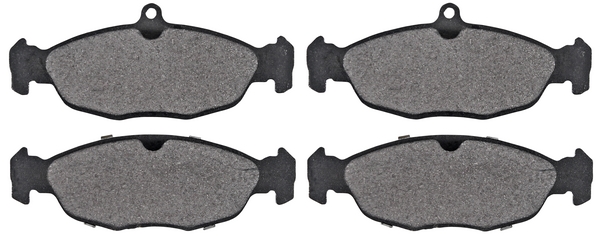 Jeu de 4 plaquettes de frein | A.B.S.