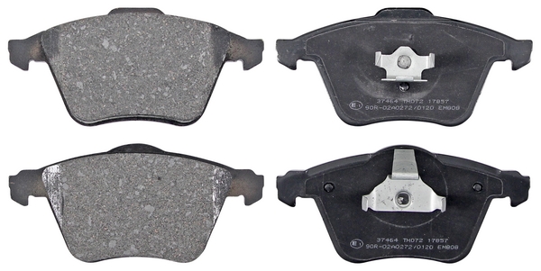 Jeu de 4 plaquettes de frein | A.B.S.