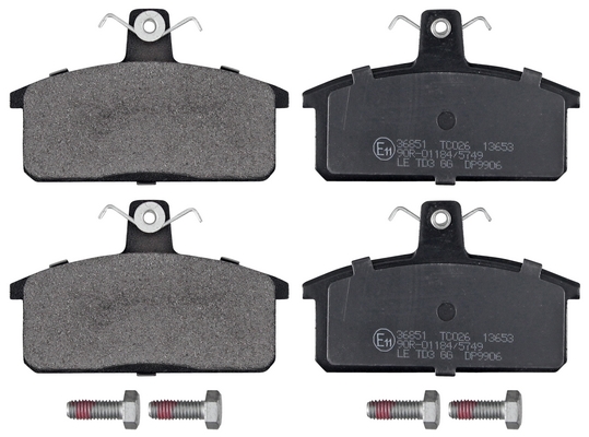 Jeu de 4 plaquettes de frein | A.B.S.