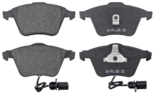 Jeu de 4 plaquettes de frein | A.B.S.