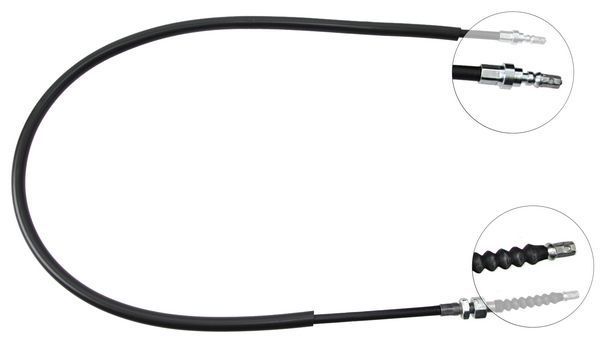 Tirette à câble, frein de stationnement | A.B.S.