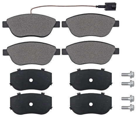 Jeu de 4 plaquettes de frein | A.B.S.