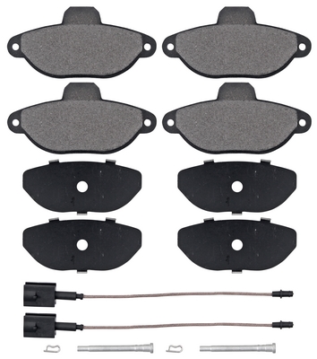 Jeu de 4 plaquettes de frein | A.B.S.