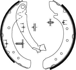 Jeu de mâchoires de frein | A.B.S.
