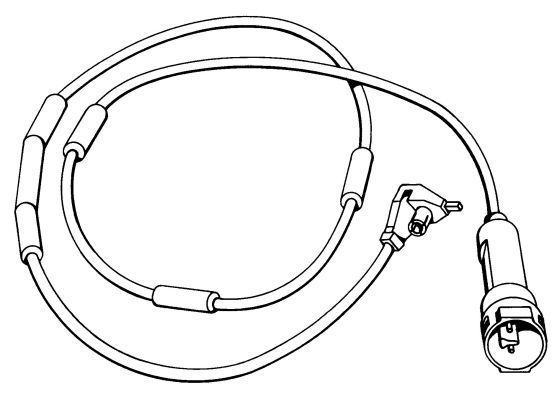 Contact d'avertissement, usure des plaquettes de frein | A.B.S.