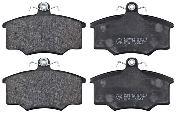 Jeu de 4 plaquettes de frein | A.B.S.