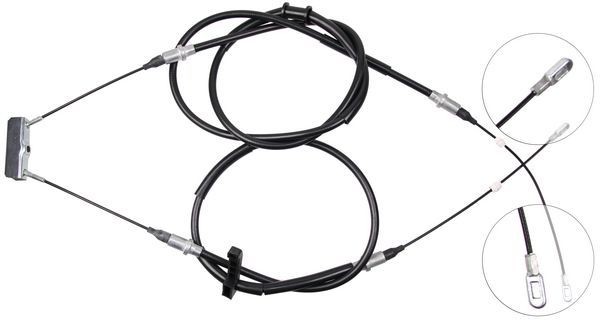 Tirette à câble, frein de stationnement | A.B.S.