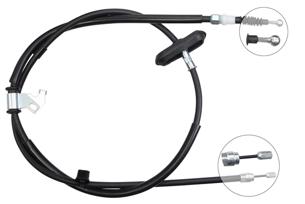 Tirette à câble, frein de stationnement | A.B.S.