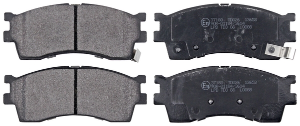 Jeu de 4 plaquettes de frein | A.B.S.