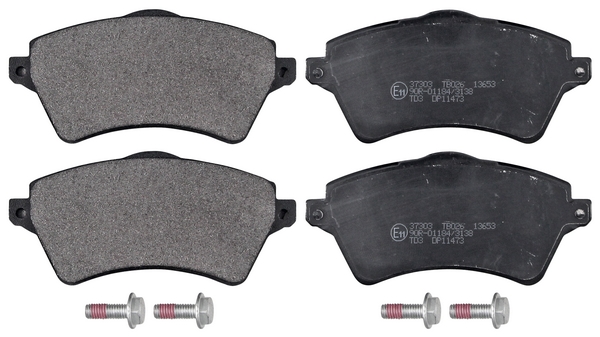 Jeu de 4 plaquettes de frein | A.B.S.