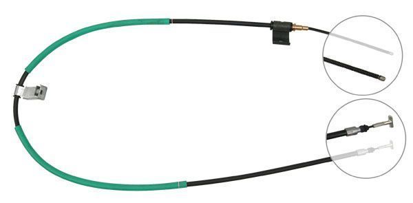 Tirette à câble, frein de stationnement | A.B.S.