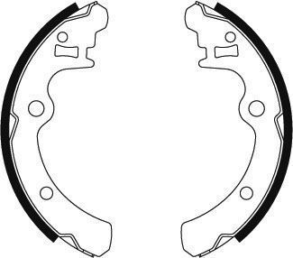 Jeu de mâchoires de frein | A.B.S.