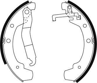Jeu de mâchoires de frein | A.B.S.
