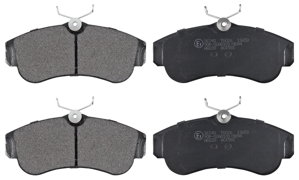 Jeu de 4 plaquettes de frein | A.B.S.