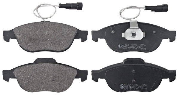 Jeu de 4 plaquettes de frein | A.B.S.