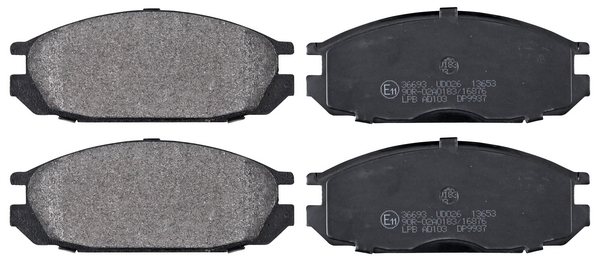 Jeu de 4 plaquettes de frein | A.B.S.