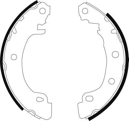 Jeu de mâchoires de frein | A.B.S.