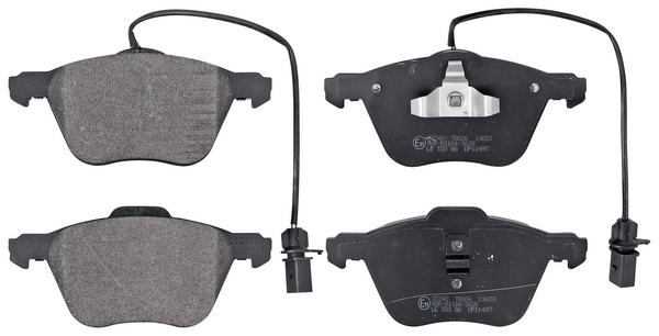 Jeu de 4 plaquettes de frein | A.B.S.