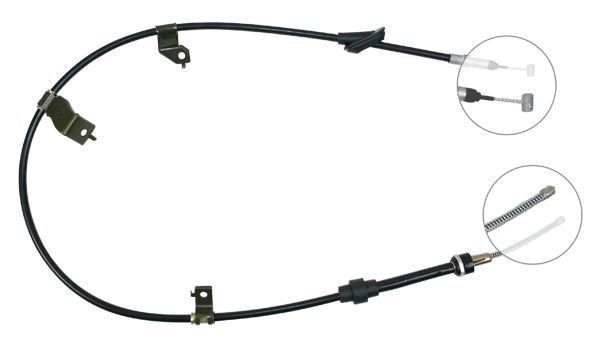 Tirette à câble, frein de stationnement | A.B.S.