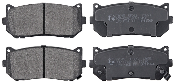 Jeu de 4 plaquettes de frein | A.B.S.