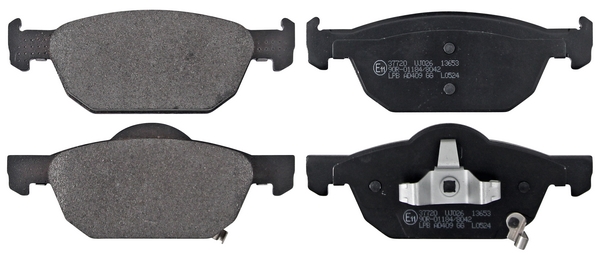 Jeu de 4 plaquettes de frein | A.B.S.