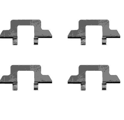 Kit d'accessoires, plaquette de frein à disque | A.B.S.